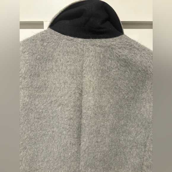 J. Crew Collection Brushed Wool Gray Double-Breasted Coat - Picture 10 of 11